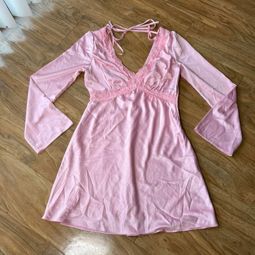 Pink Lace Dress